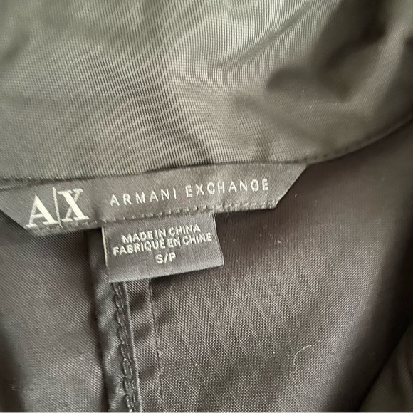 Armani Exchange Black Pleated Jacket - Picture 6 of 7